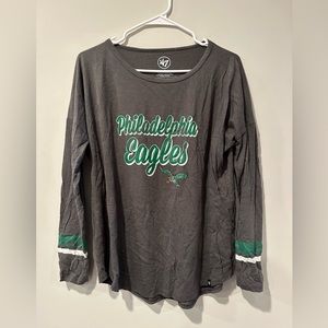47 Brand Long Sleeve Eagles Shirt